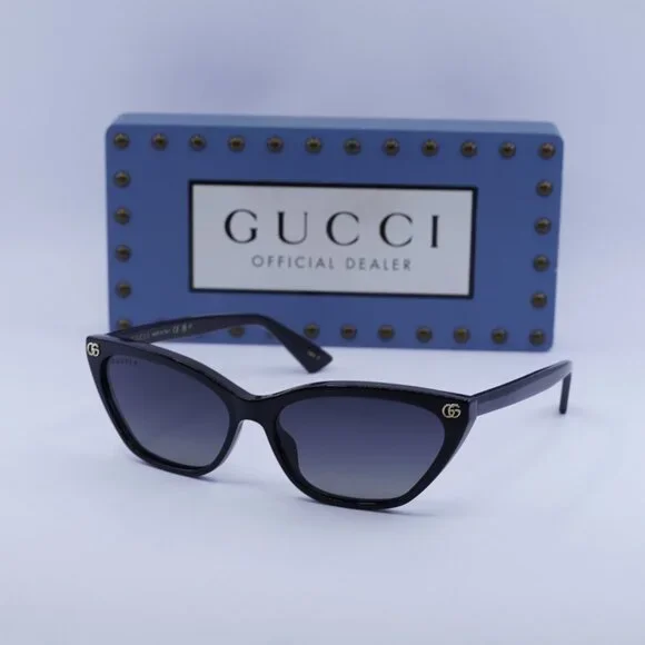 Final Price! Gucci GG1815S 005 Black/Grey Polarized Sunglasses